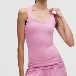 Lululemon Swiftly Tech Racerback Tank Top  pink frosting size 10 NWT